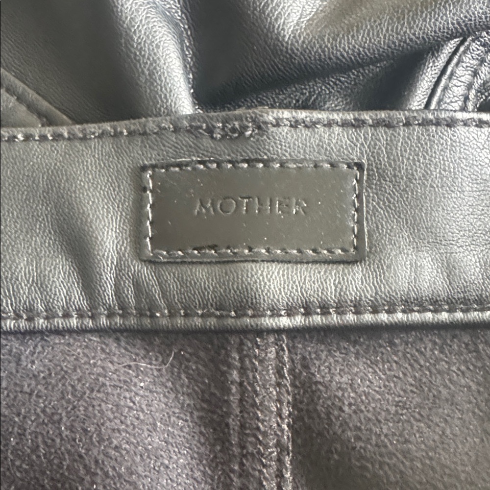 MOTHER black‎ Faux Leather Pants 29 - Picture 6 of 8